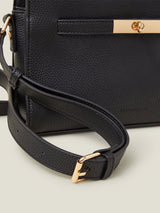 Women's Black Casual Solid Sling Bag