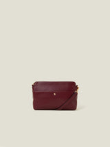 Women's Red Casual Solid Sling Bag
