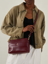 Women's Red Casual Solid Sling Bag