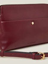 Women's Red Casual Solid Sling Bag