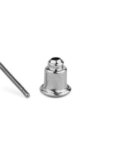 Women's Silver Knot Stud Earrings - Set of 5