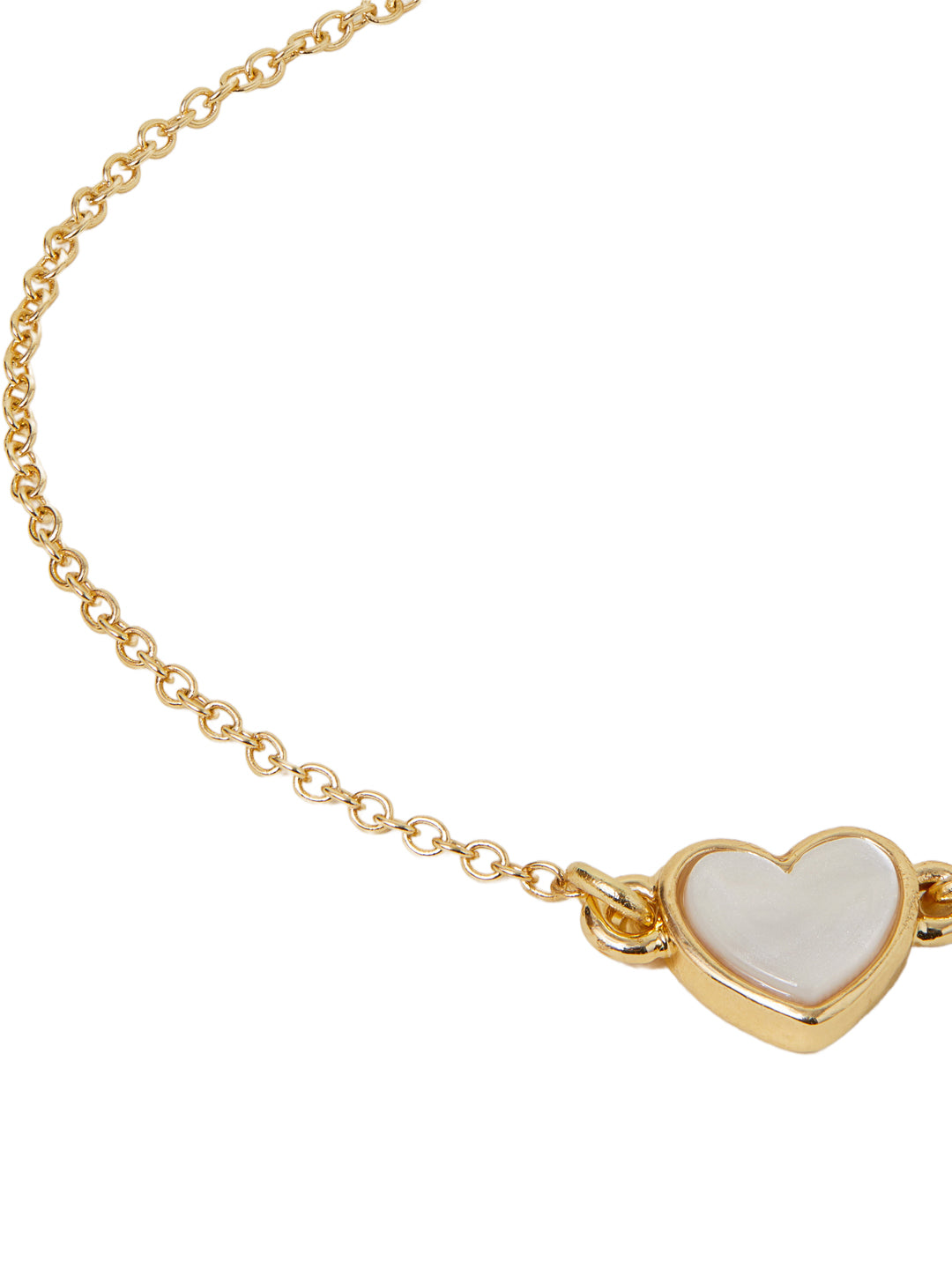 Women's Moonstone Pearl Heart Bracelet