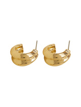 Women's Double Mini Gold Hoop Earrings