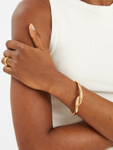 Women's Gold Twist Knot Bangle