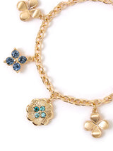 Women's Gold Clover Charm Bracelet Gold