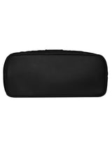Women's Black Casual Quilted Tote Bag