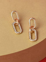 Women's Blue Harvest Pave Chain Drop Earring