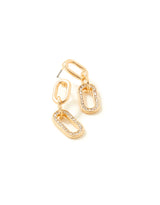 Women's Blue Harvest Pave Chain Drop Earring