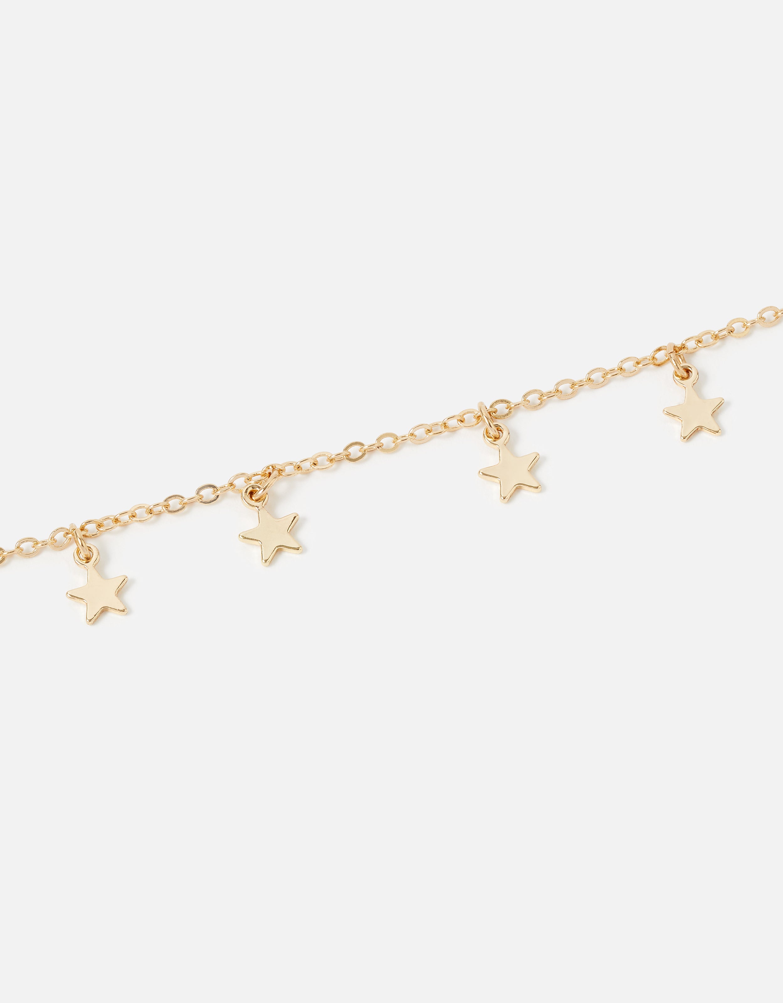 Women's Gold Star Station Bracelet