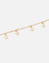Women's Gold Star Station Bracelet
