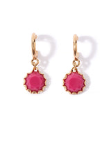Women's Pink Willow Mini Stone Fancy Drop Earring