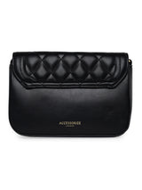 Women's Black Casual Quilted Sling Bag