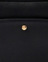 Women's Black Casual Textured Sling Bag