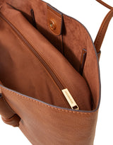 Women's Brown Casual Solid Shoulder Bag