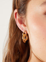 Women's Interlocking Stud Drop Earrings