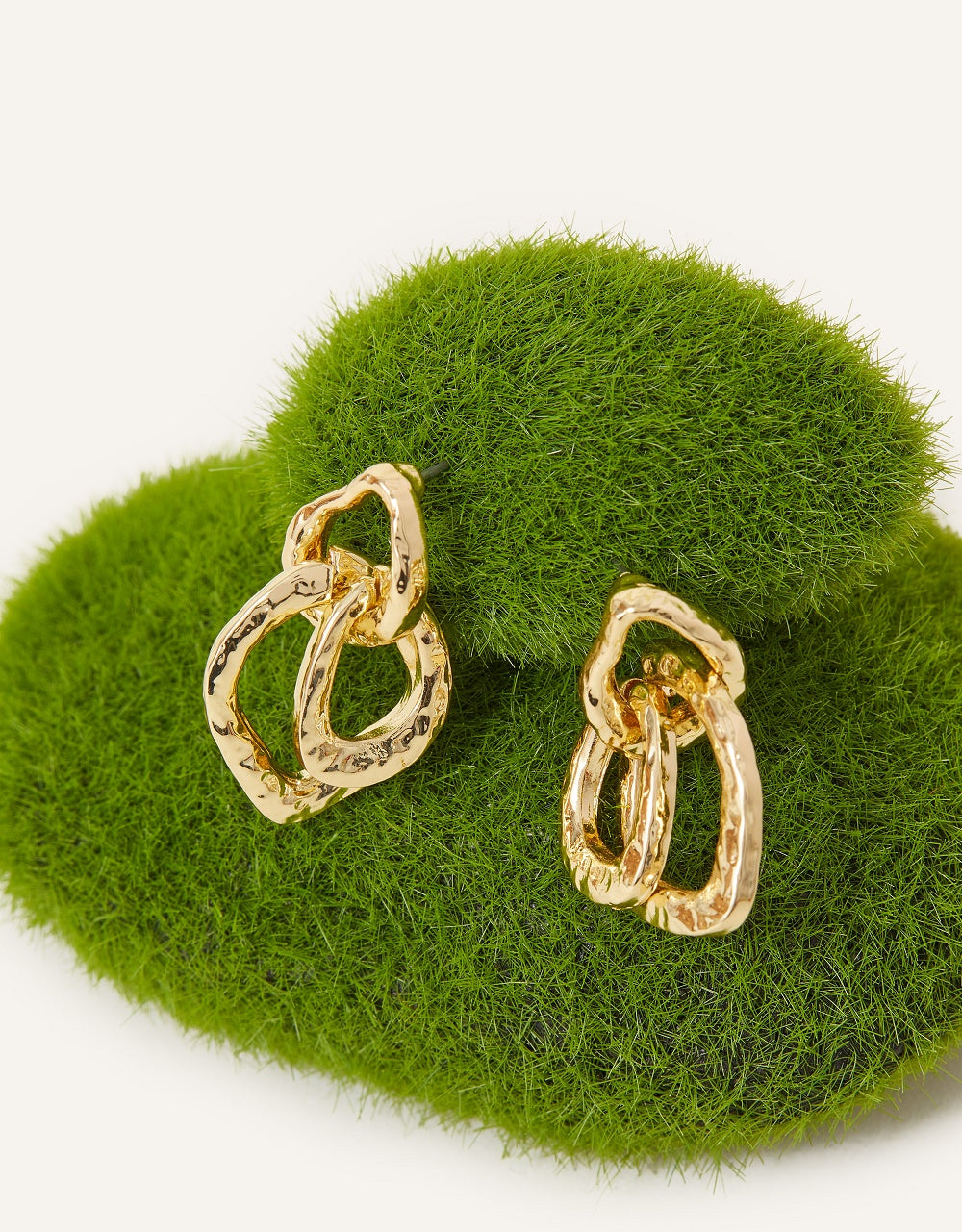 Women's Interlocking Stud Drop Earrings