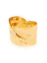 Women's Molten Metal Cuff Bracelet Gold
