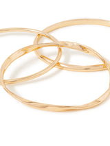 Women's Twist Bangles - Pack of 3