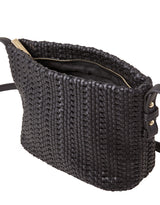 Women's Black Casual Solid Sling Bag