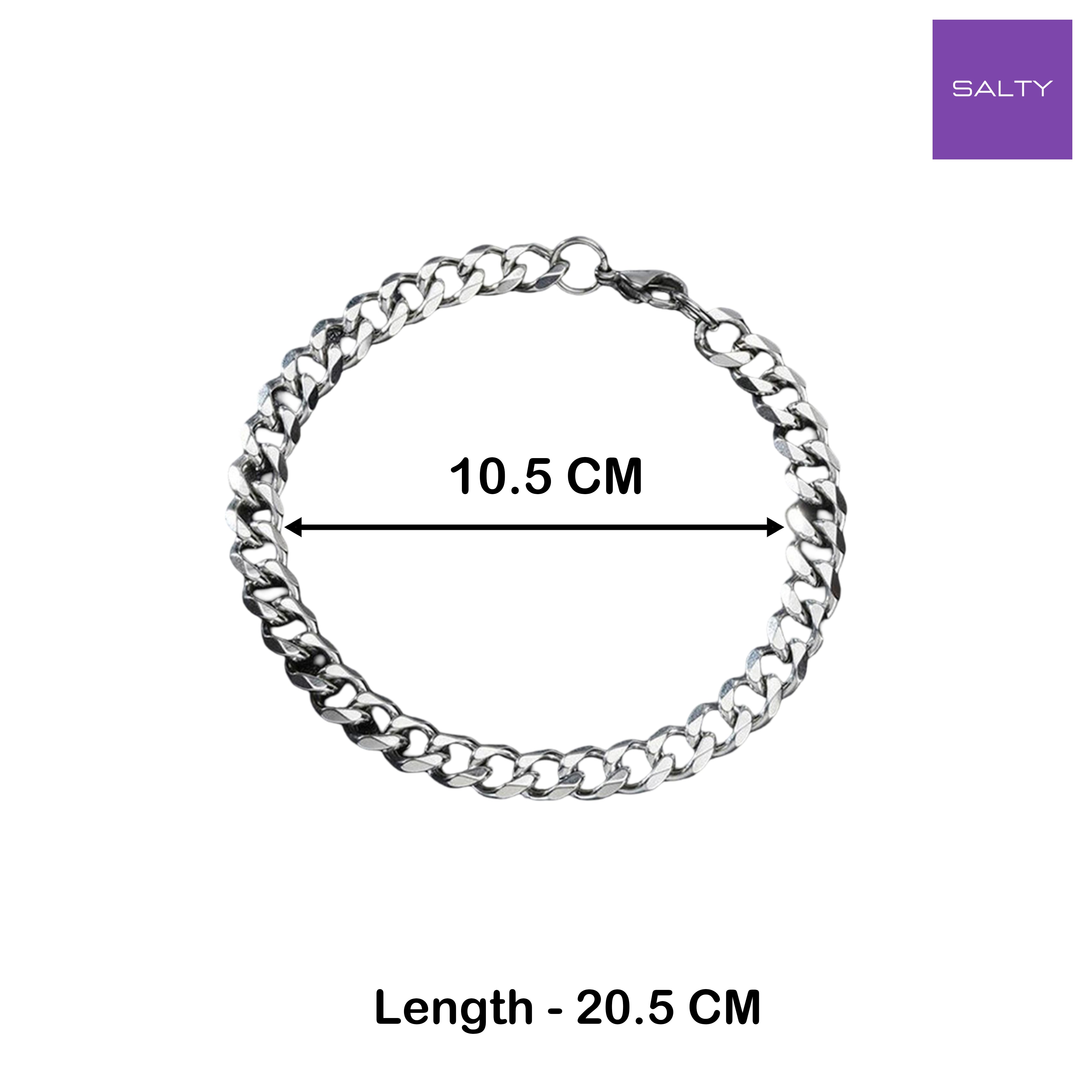 Men's Silver Classic Cuban Silver Bracelet