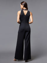 Women's Multicolor Embellished Regular Jumpsuit