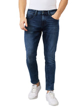 Men's Blue Casual Slim Fit Jeans