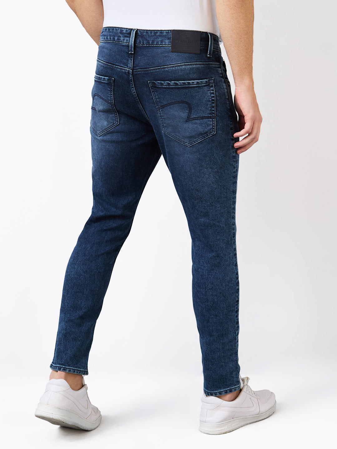 Men's Blue Casual Slim Fit Jeans