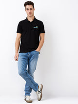 Men's Blue Casual Regular Fit Jeans