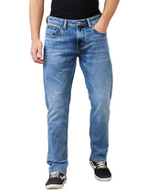 Men's Blue Casual Regular Fit Jeans