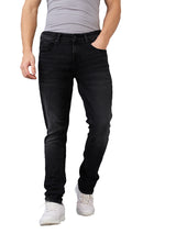Men's Black Casual Slim Fit Jeans
