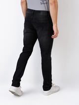 Men's Black Casual Slim Fit Jeans