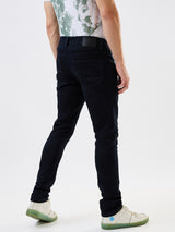 Men's Black Casual Slim Fit Jeans