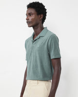Men's Green Casual Regular Fit Solid Half Sleeves Polo Tshirt