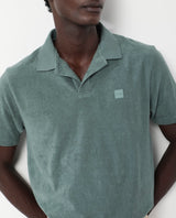 Men's Green Casual Regular Fit Solid Half Sleeves Polo Tshirt