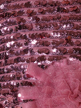 Girls Pink Party Full Sleeves Dress