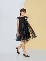 Girls Black Party Wear Dress