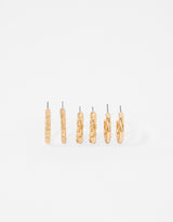 Women's Textured Mini Hoop - Set of 3