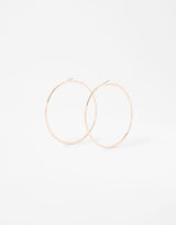 Women's Mid Size Simple Hoop