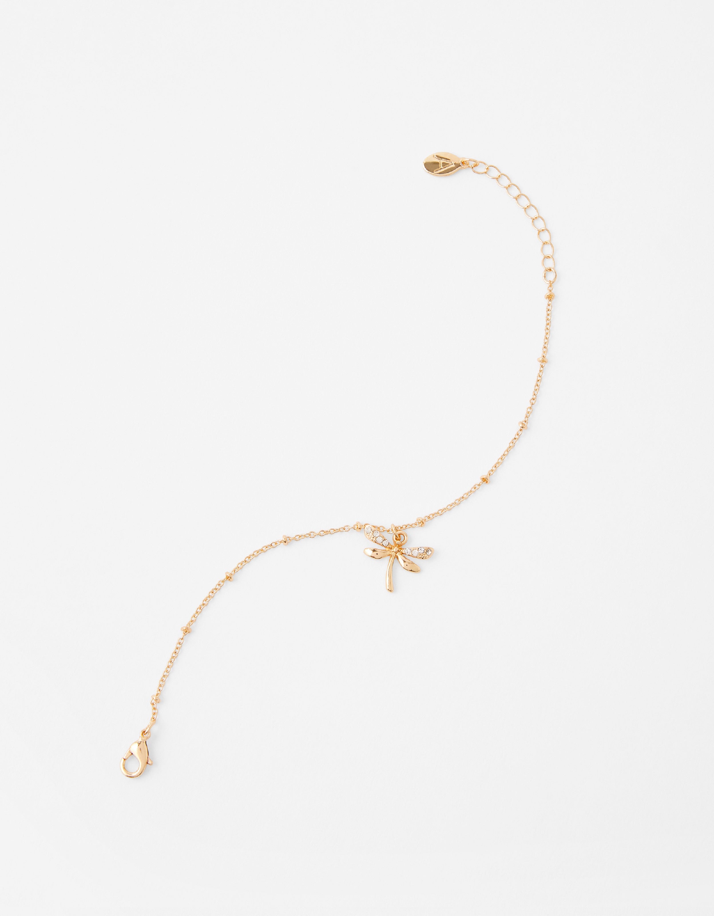 Women's Gold Dragonfly Clasp Bracelet