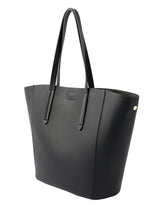 Women's Black Casual Solid Tote Bag