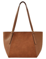 Women's Brown Casual Solid Tote Bag