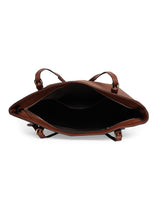 Women's Brown Casual Solid Tote Bag