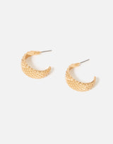 Women's Reconnected Quilted Hoop Earrings