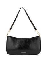 Women's Black Casual Solid Shoulder Bag