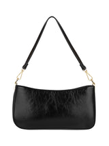 Women's Black Casual Solid Shoulder Bag