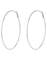 Women's Large Simple Hoop