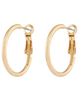 Women's Gold Small Simple Hoop Earring