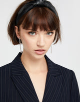 Women's Silver Crystal Cupchain Slinky Drops