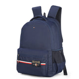 Unisex Navy Casual Solid Backpack