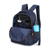 Unisex Navy Casual Solid Backpack